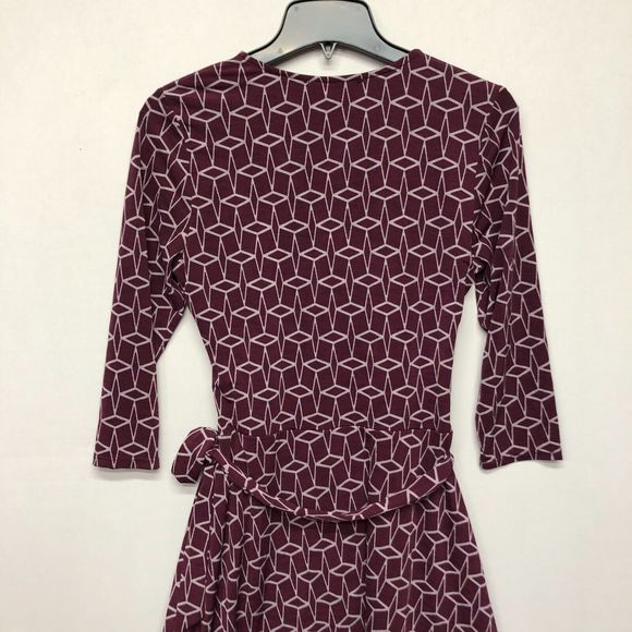 41 Hawthorn Women 3/4 Sleeve Wrap Dress Size Small Polyester Blend B237 -26 - Picture 11 of 13